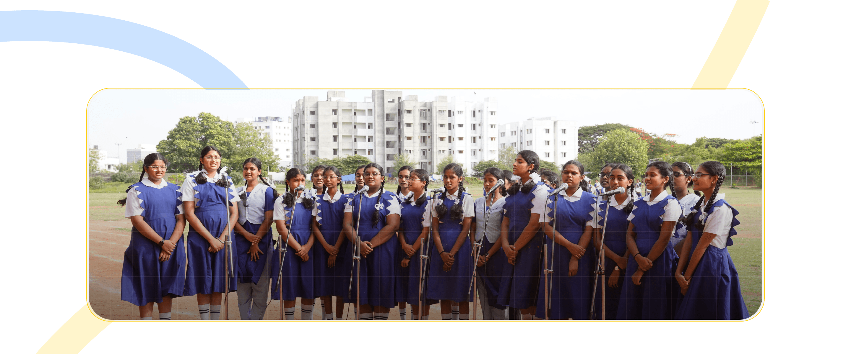 Rosary School students