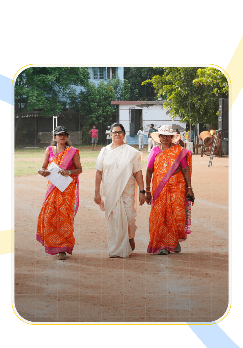 Rosary School students