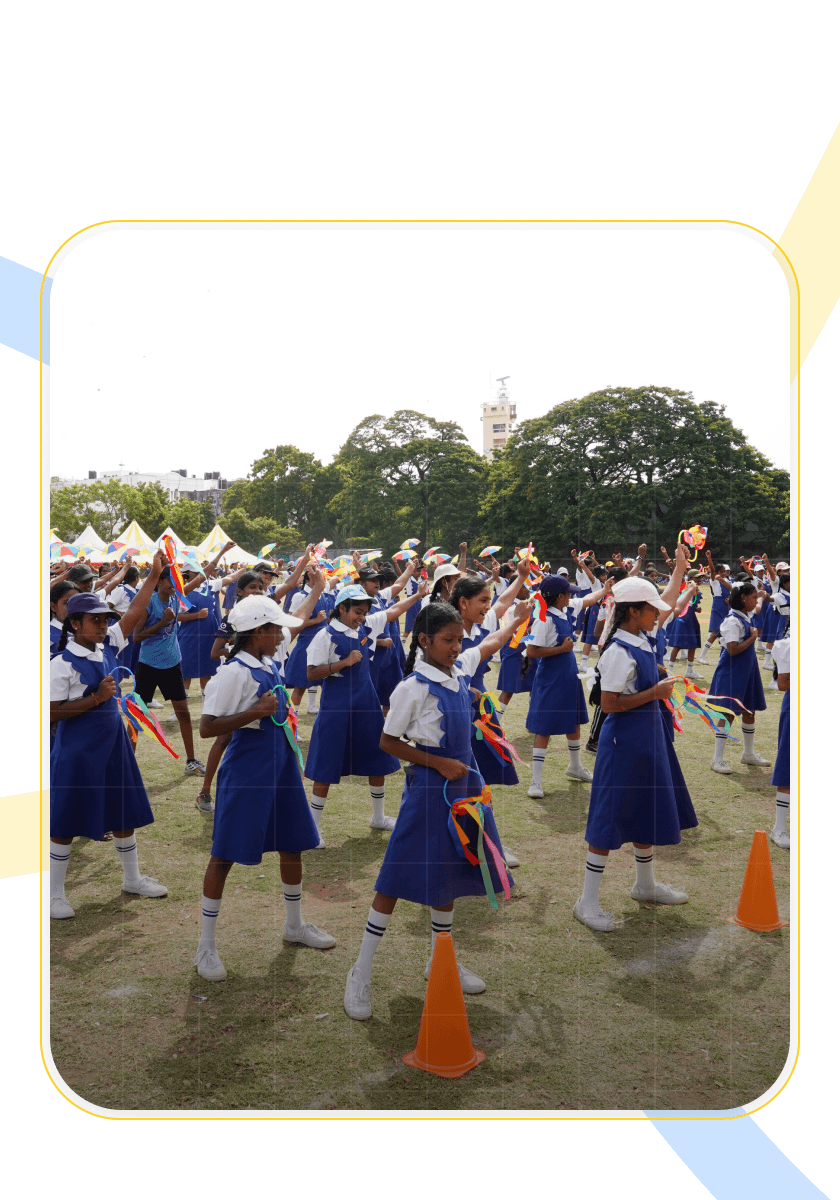 Rosary School students